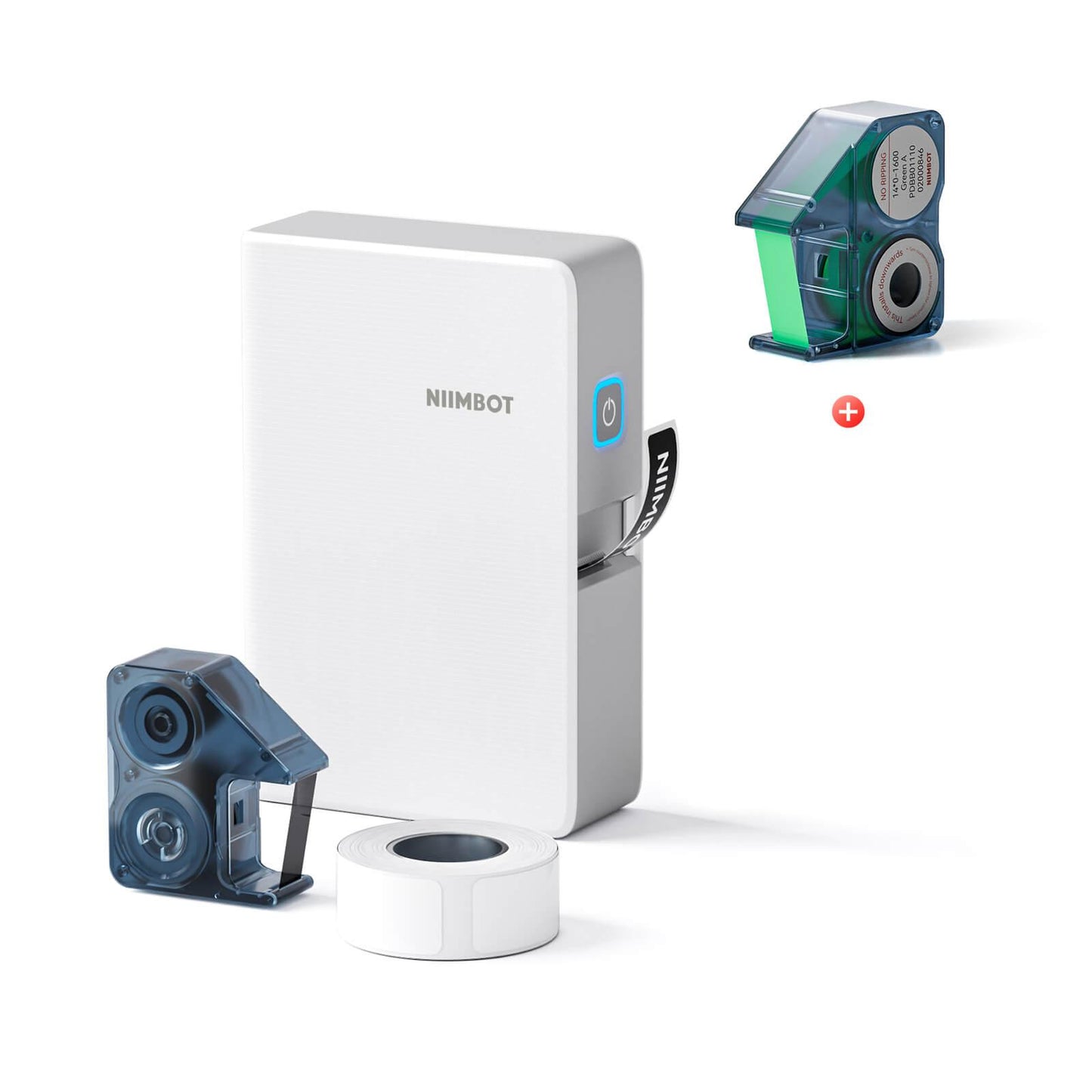 NIIMBOT N1 0.5" Thermal Transfer Label Maker — 203DPI Bluetooth Portable Printer with 5-Color Ribbons