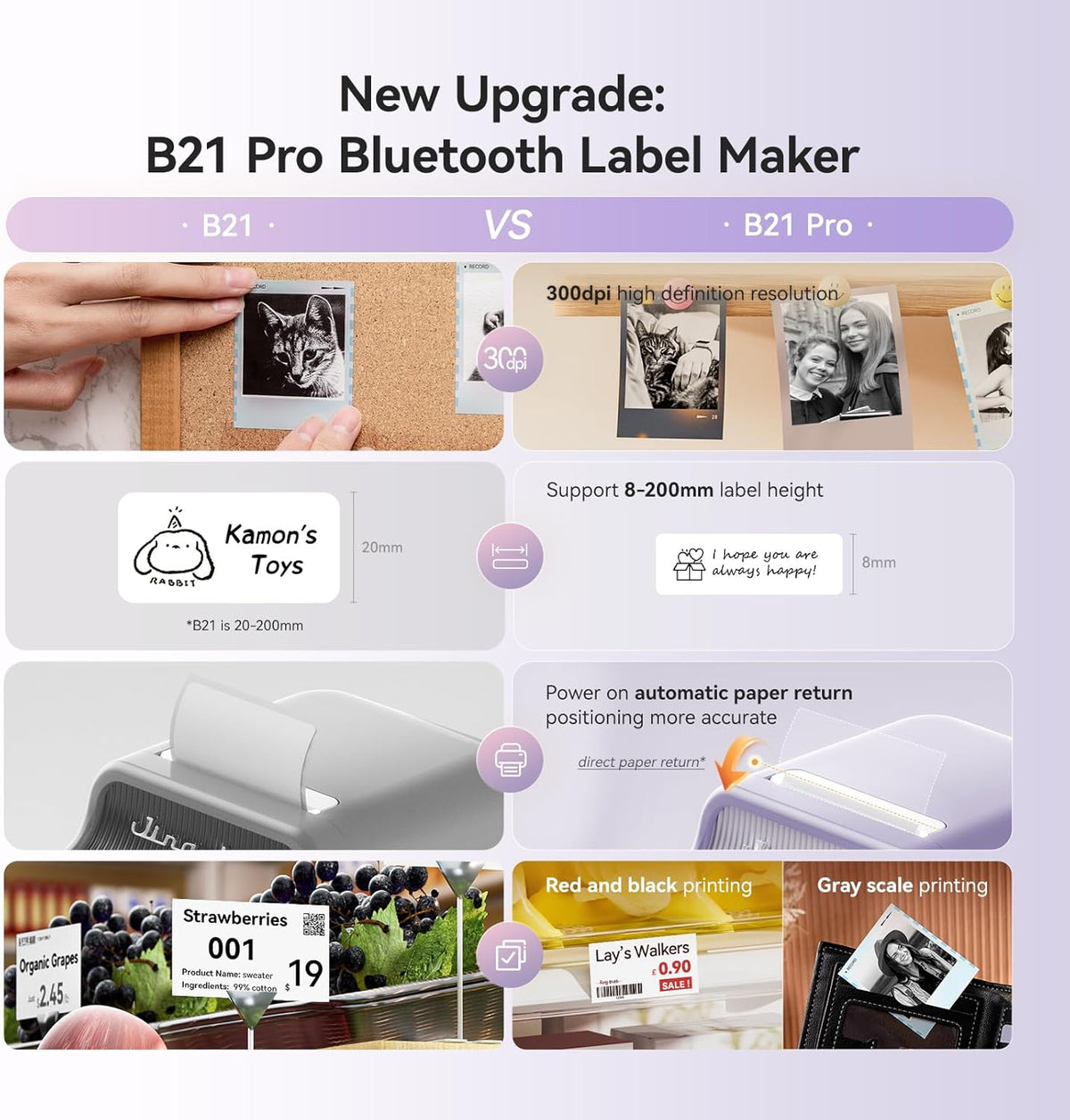 niimbot b21 pro label maker machine