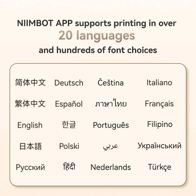 NIIMBOT D110 Mini Bluetooth Label Maker — Portable Thermal Printer for Home, Kitchen, Office & School