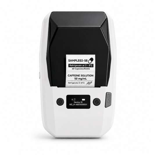 NIIMBOT M2 300dpi label printer in white
