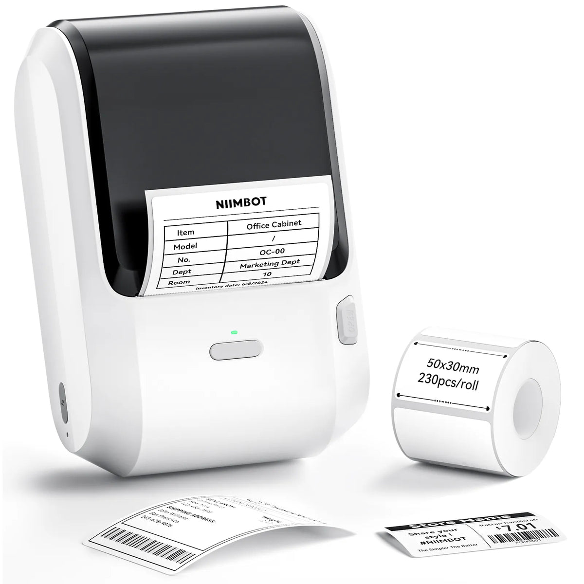 niimbot m3 3 inch bluetooth color thermal transfer printer for shipping
