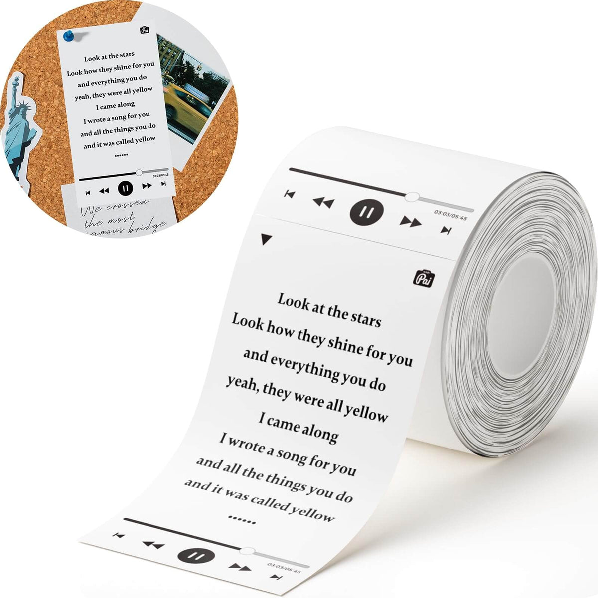 niimbot thermal label printer labels echoes of yesterday