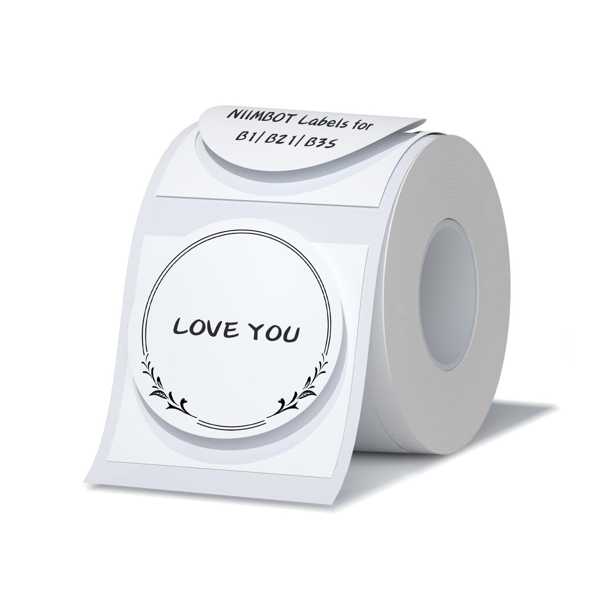 NIIMBOT white round thermal labels for B1 B21 B3S label maker