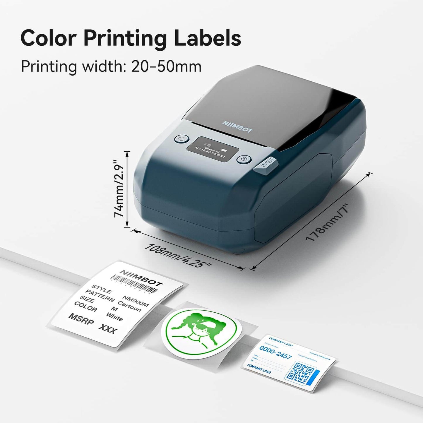 NIIMBOT M2 2 Inch Thermal Transfer Label Maker