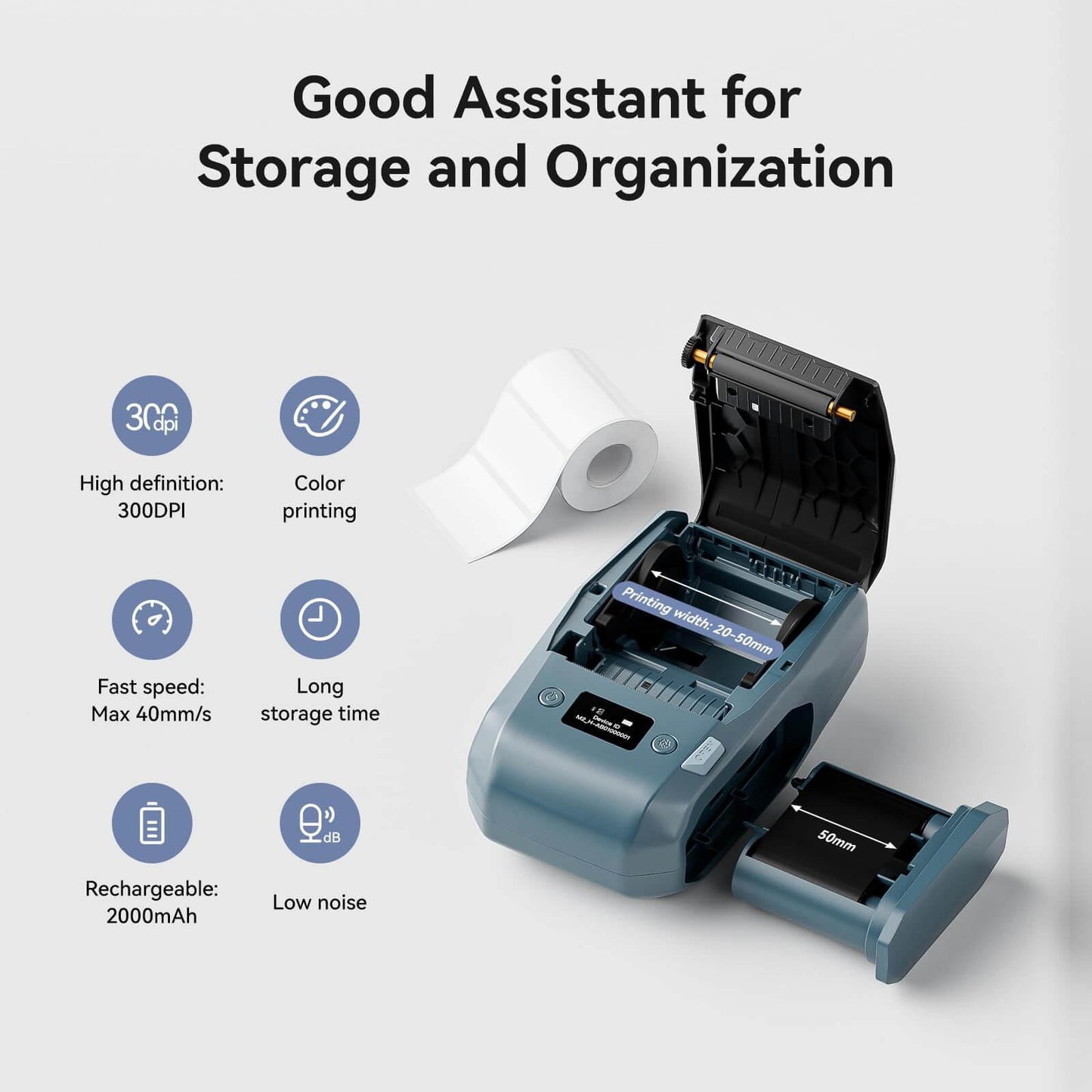 NIIMBOT M2 2 Inch Thermal Transfer Label Maker