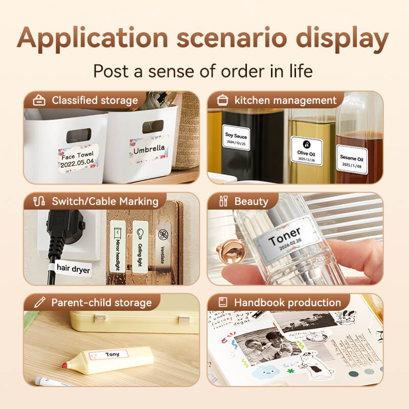 NIIMBOT B2 Label Maker, Thermal Label Printer, Portable Inkless Label Maker