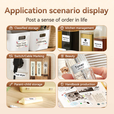 NIIMBOT B2 Label Maker, Thermal Label Printer, Portable Inkless Label Maker