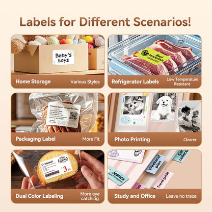 NIIMBOT B2 Label Maker, Thermal Label Printer, Portable Inkless Label Maker