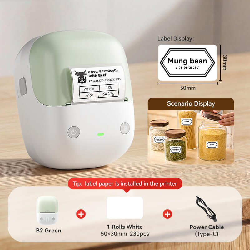 NIIMBOT B2 Label Maker,green