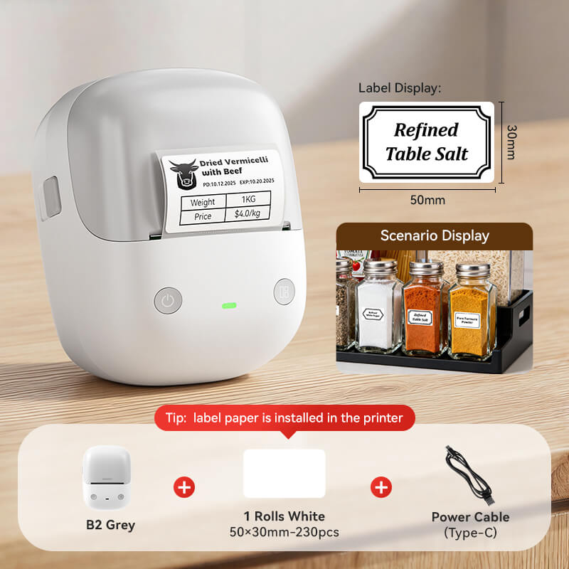 NIIMBOT B2 Label Maker,light sand