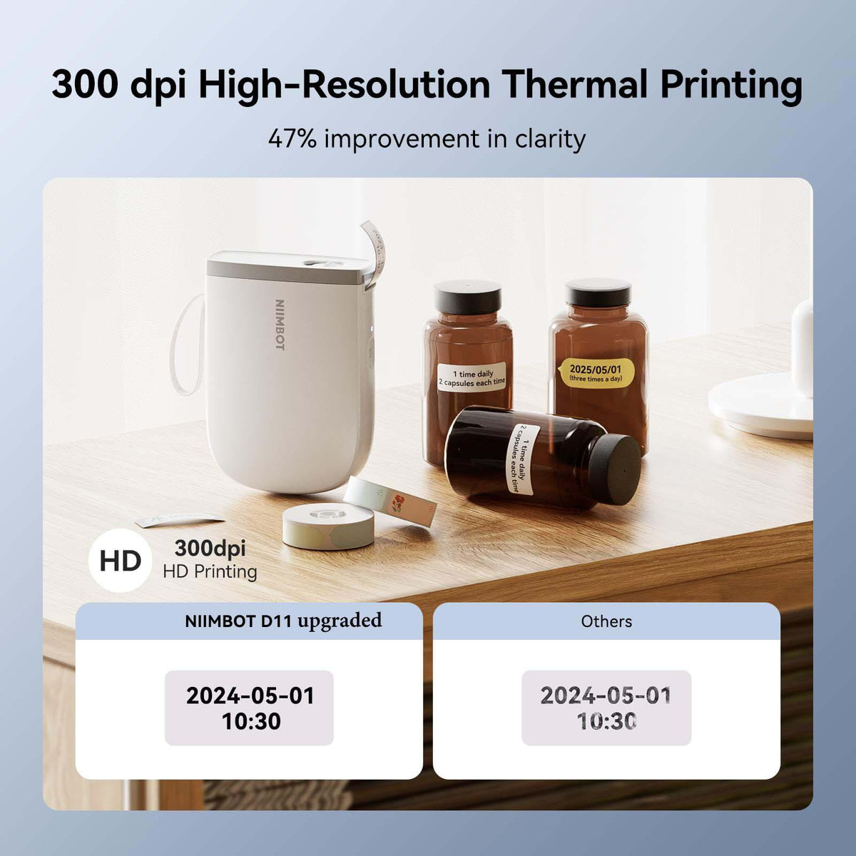 NIIMBOT D11 300dpi