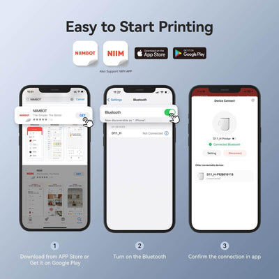 NIIMBOT D11 easy to print