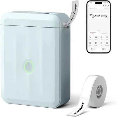 NIIMBOT D110 Upgraded Bluetooth Printer blue
