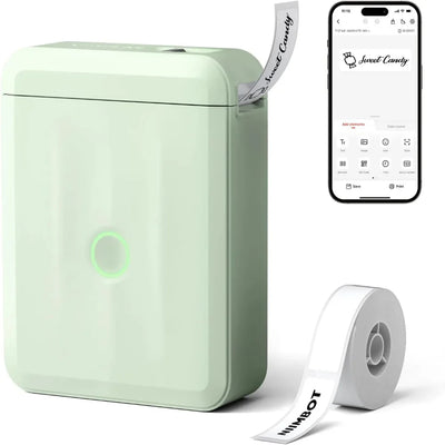 NIIMBOT D110 Upgraded Bluetooth Printer green