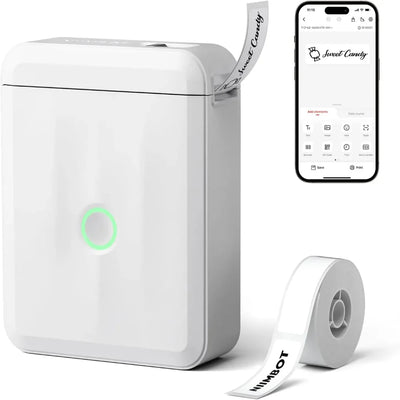 NIIMBOT D110 Upgraded Bluetooth Printer white