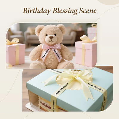 NIIMBOT N1 Beige Satin Ribbon