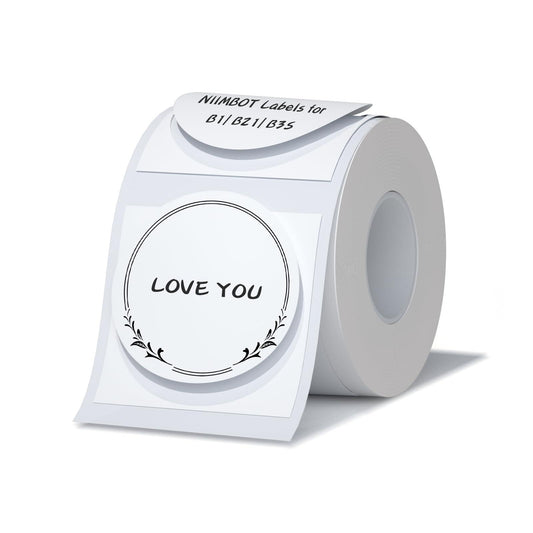 NIIMBOT Round Thermal Label Tape for B21, B1, B3S
