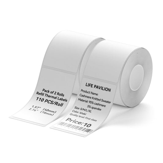 NIIMBOT White Thermal Label Paper for B21, B1, B3S