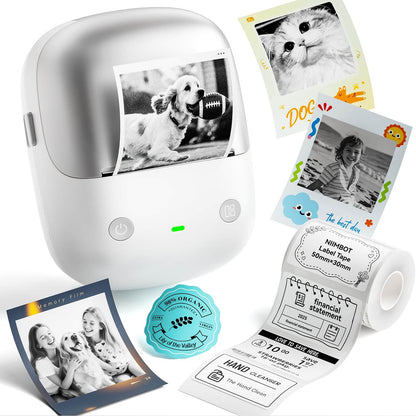 NIIMBOT B2 Pro Smart Label Printer — 2" 300DPI One-Touch Offline Thermal Label Maker with Built-in Clock for Bakery, Café & Restaurant