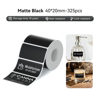 NIIMBOT 40x20mm matte black thermal transfer labels