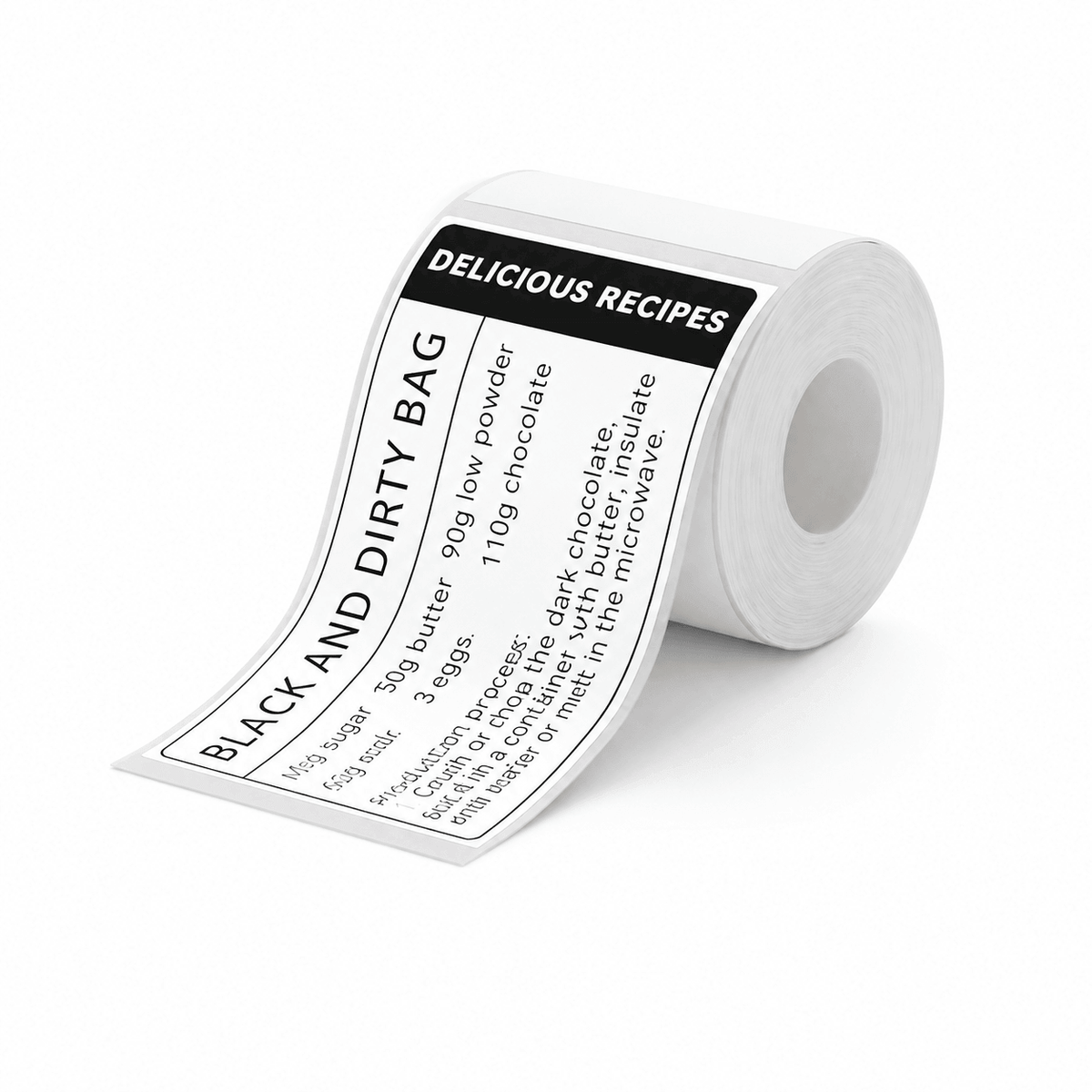 NIIMBOT 40x70mm white thermal labels 110pcs for thermal label printers
