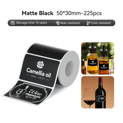 NIIMBOT 50x30mm matte black thermal transfer labels