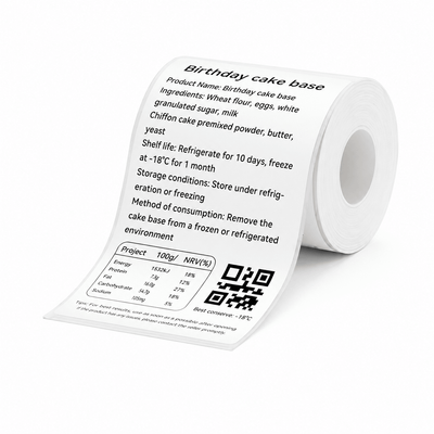 NIIMBOT 50x80mm white thermal labels 95pcs for thermal label printers