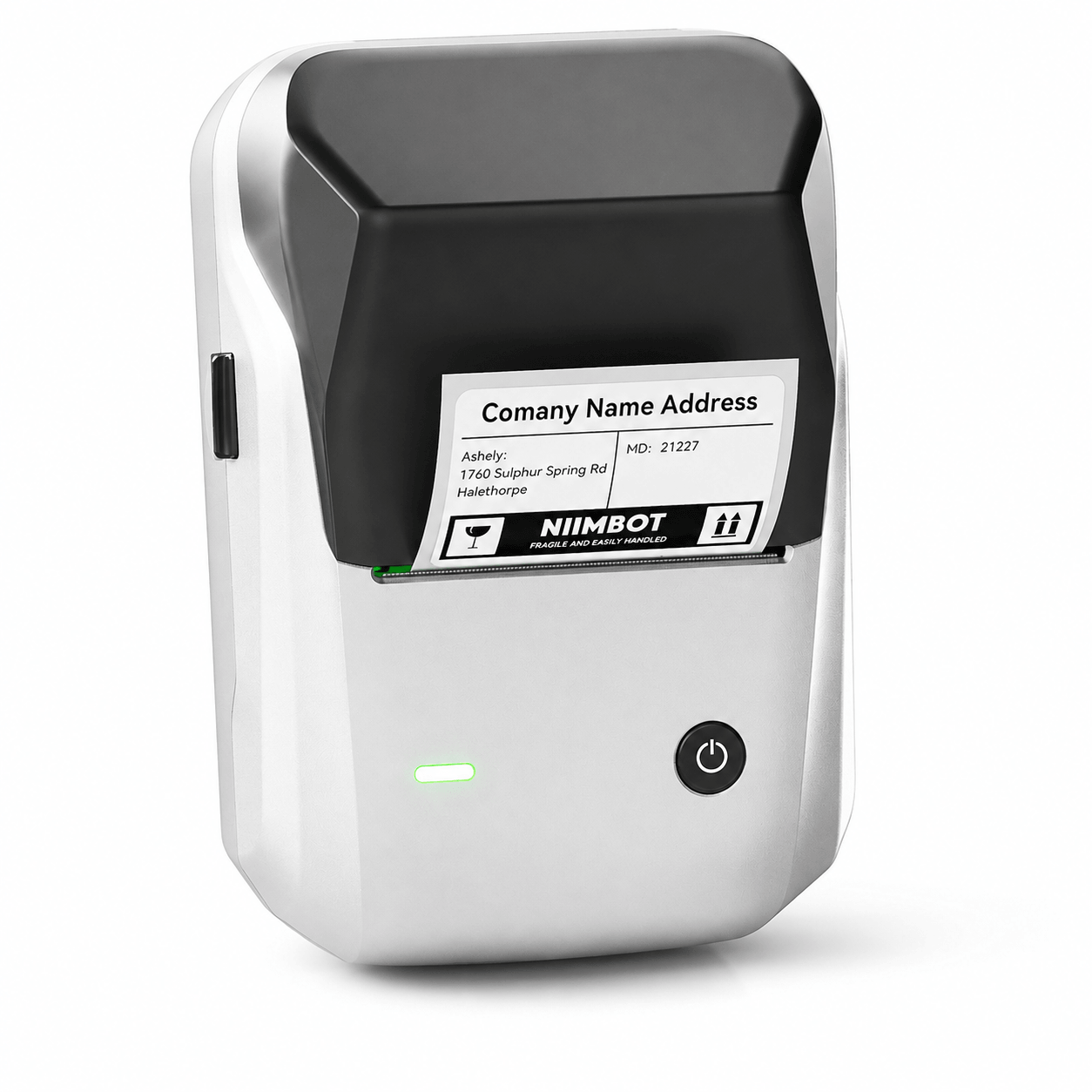 NIIMBOT B1 2 Inch 203DPI Bluetooth Thermal Label Printer Silver