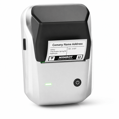 NIIMBOT B1 2 Inch 203DPI Bluetooth Thermal Label Printer Silver