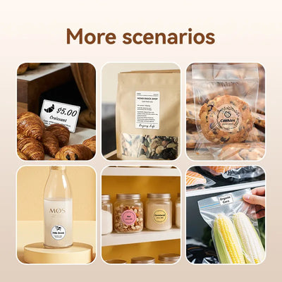 NIIMBOT B1 More Label Application Scenarios for Food & Storage