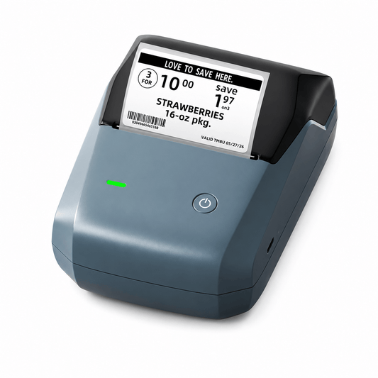 NIIMBOT B1 Pro 2 Inch 300DPI Dual-Colour Bluetooth Thermal Label Printer Lake Blue