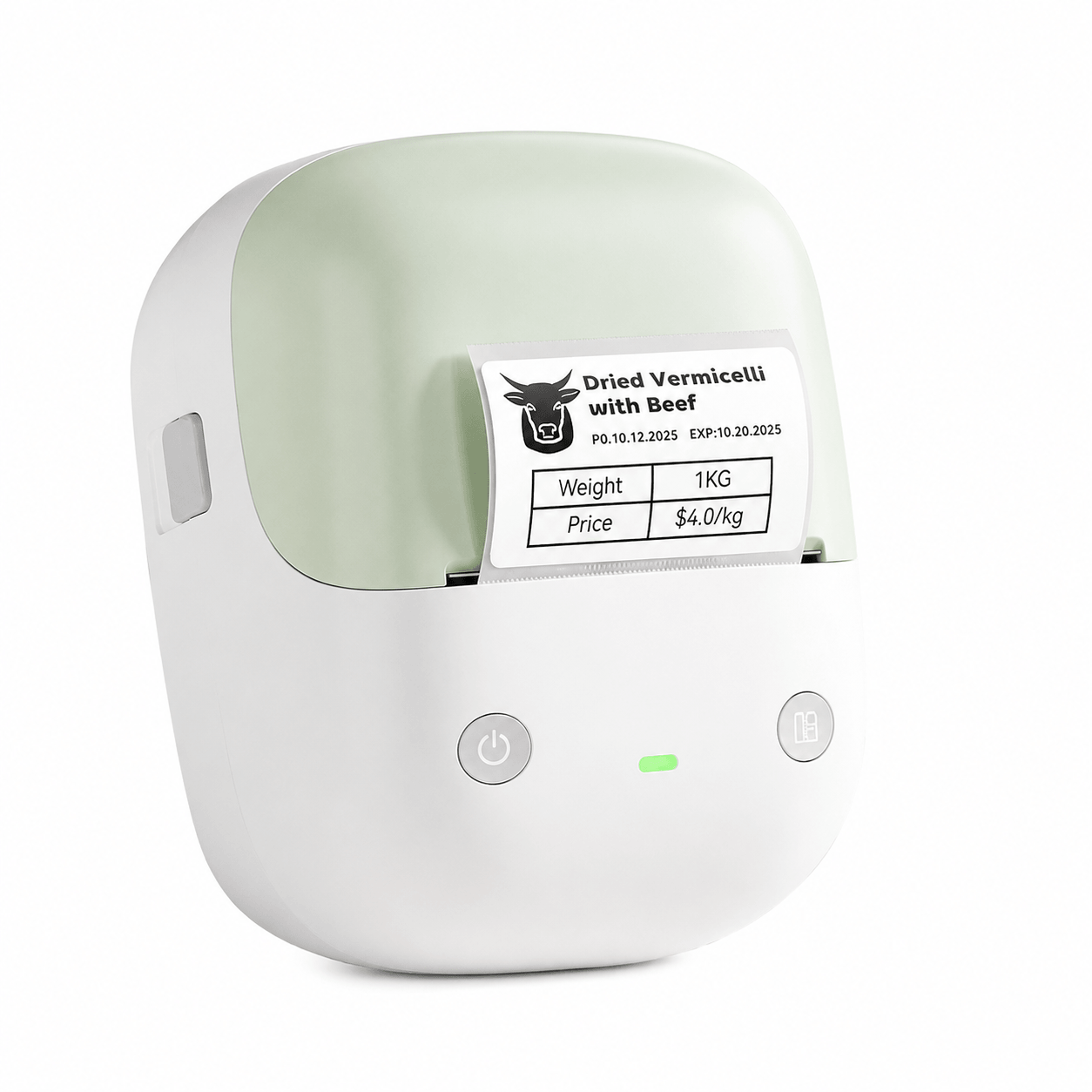 NIIMBOT B2 2 Inch Portable Bluetooth Thermal Label Maker Green