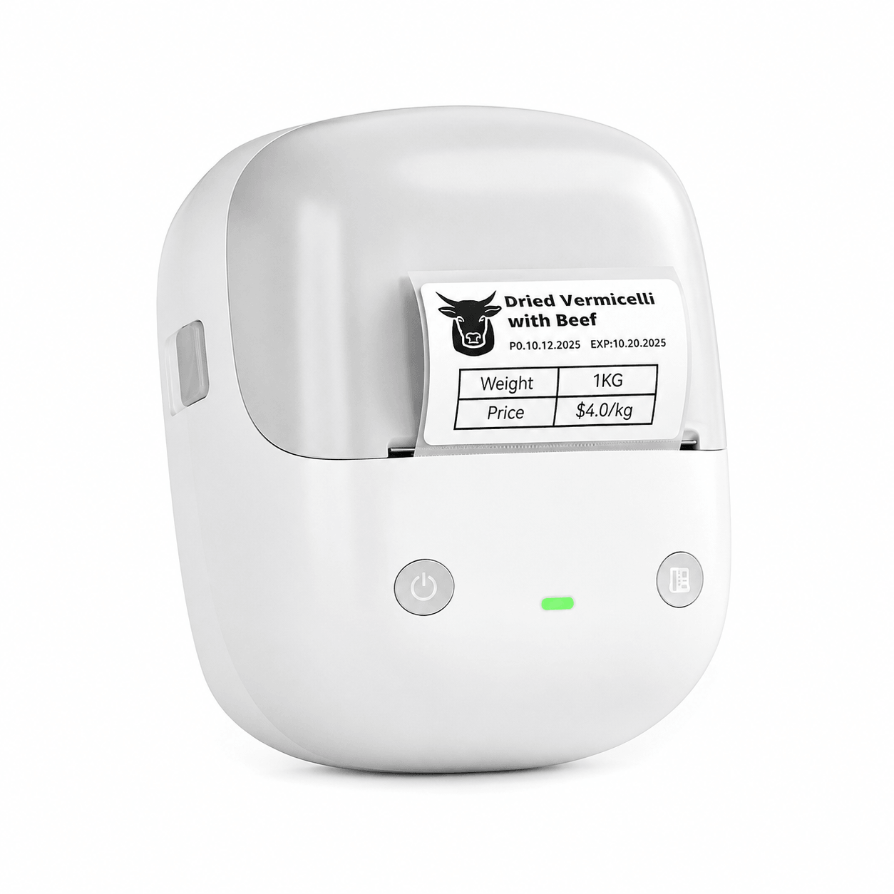 NIIMBOT B2 2 Inch Portable Bluetooth Thermal Label Maker Light Sand