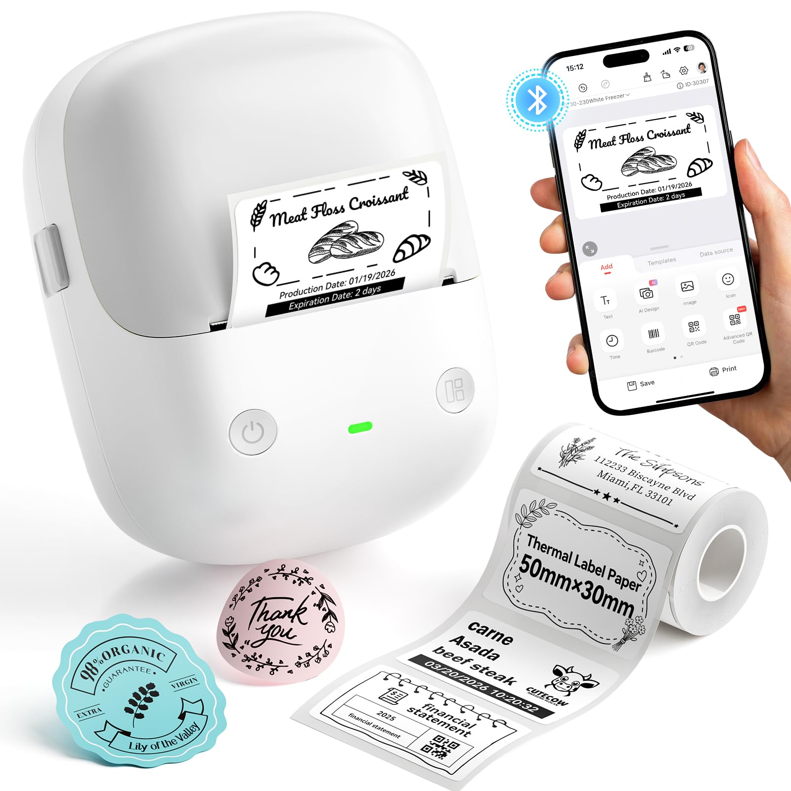 niimbot-b2-label-maker-light-sand