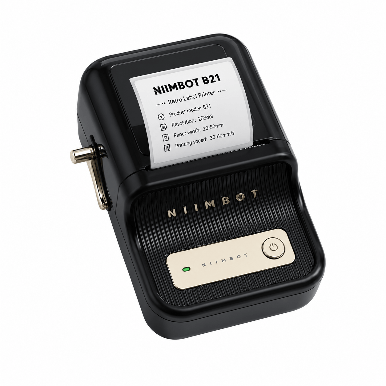 NIIMBOT B21 Bluetooth Thermal Label Printer 2 Inch Black