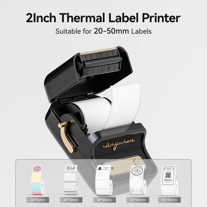 NIIMBOT B21 Bluetooth Thermal Label Printer — 2" Wide, 60mm/s High-Speed for DIY
