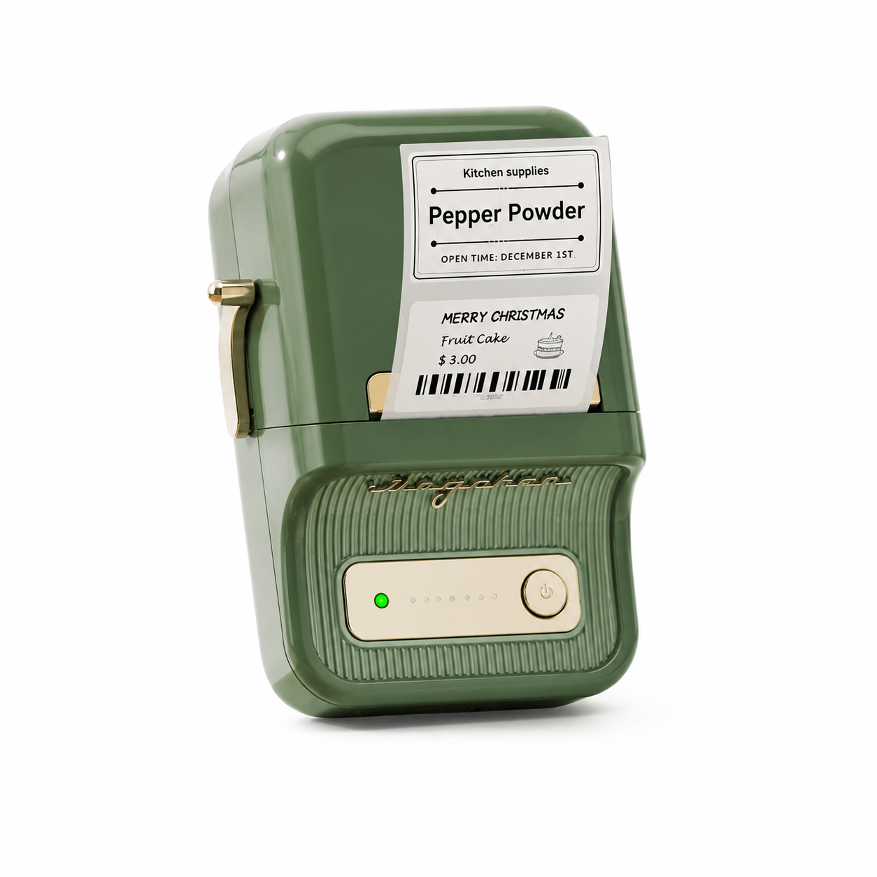 NIIMBOT B21 Pro 2 Inch 300DPI Bluetooth Label Maker Dark Green