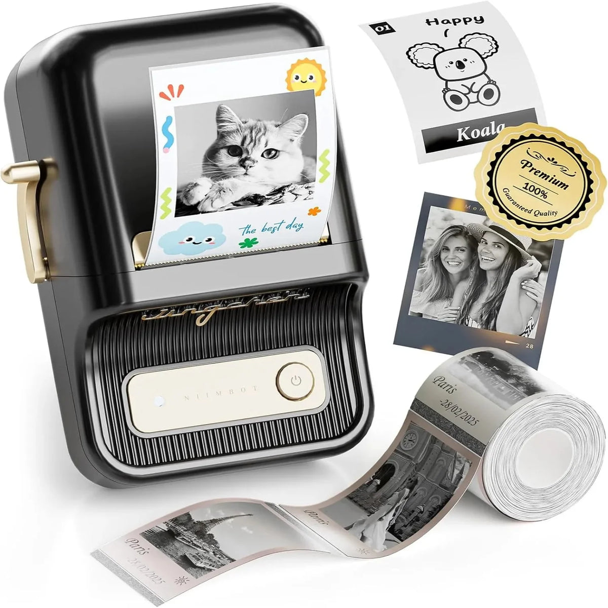 NIIMBOT B21 Pro 300dpi black label printer
