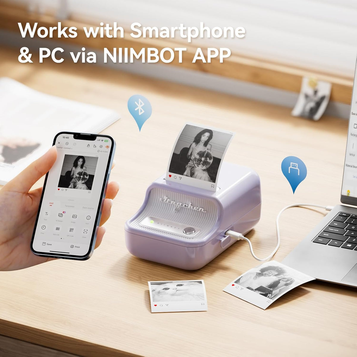 niimbot b21 pro label maker machine