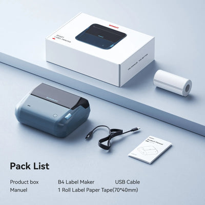 niimbot b4 inkless thermal label maker for professional labeling