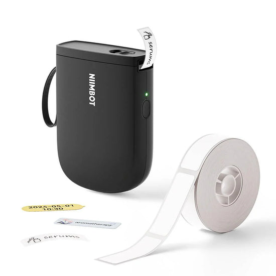 NIIMBOT D11 Mini Bluetooth Thermal Label Printer with Tape Black