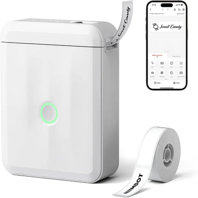 NIIMBOT D110 White Bluetooth Thermal Label Printer