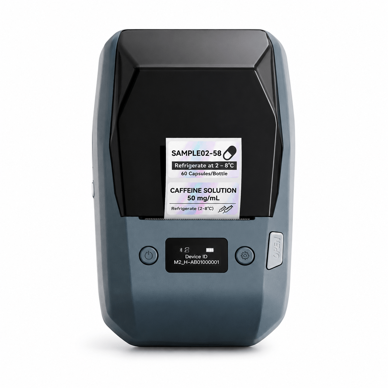 NIIMBOT M2 300dpi label printer in blue
