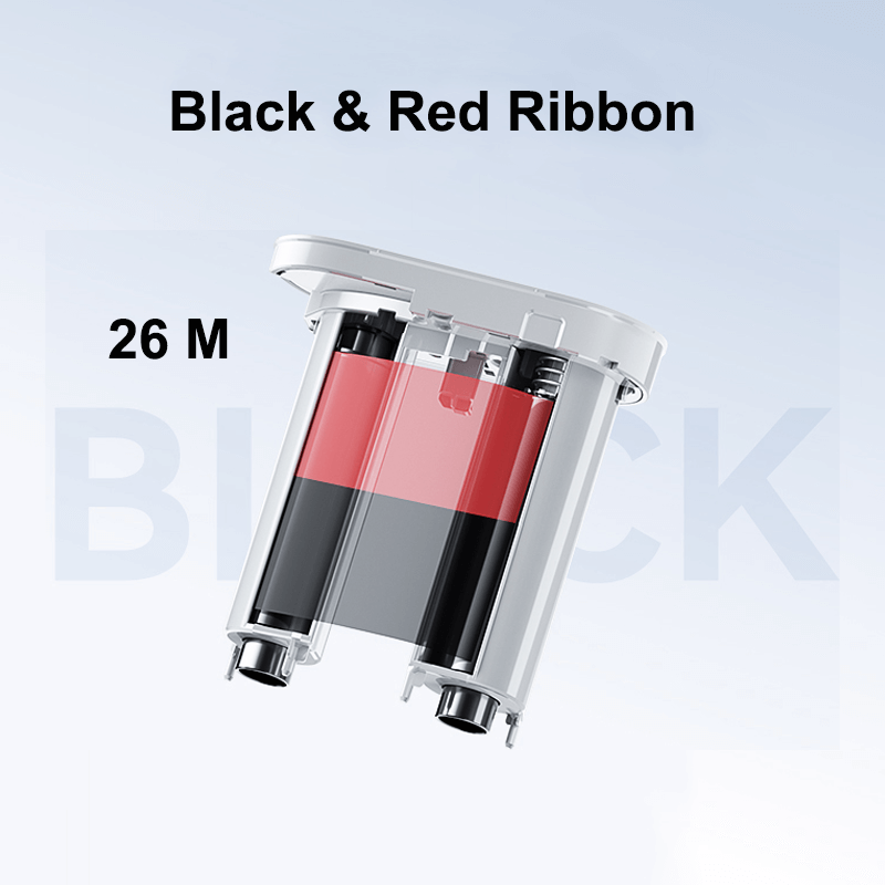 NIIMBOT M3 black and red thermal transfer ribbon