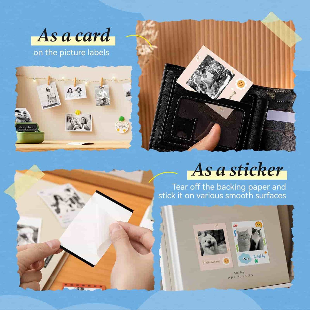 niimbot photo label sticker