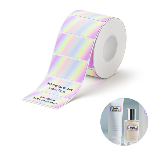 NIIMBOT M2/M3 40×20mm hologram thermal printer labels, 345 pcs