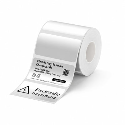NIIMBOT M2/M3 40×20mm matte silver thermal printer labels, 325 pcs