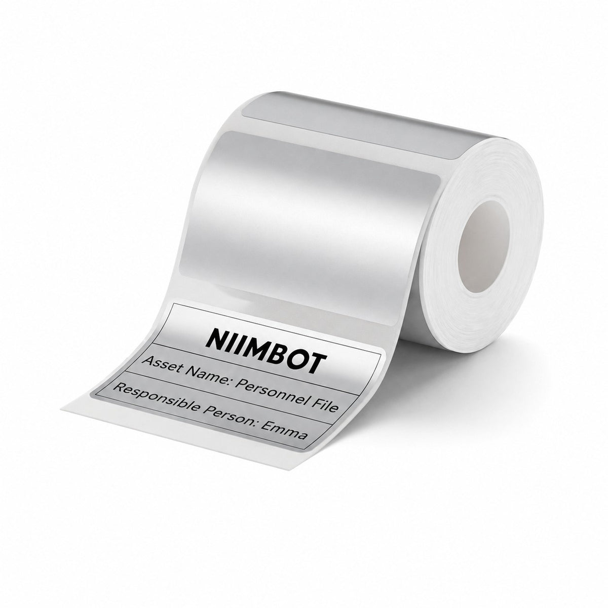 NIIMBOT M2/M3 50×30mm silver thermal printer labels, 225 pcs
