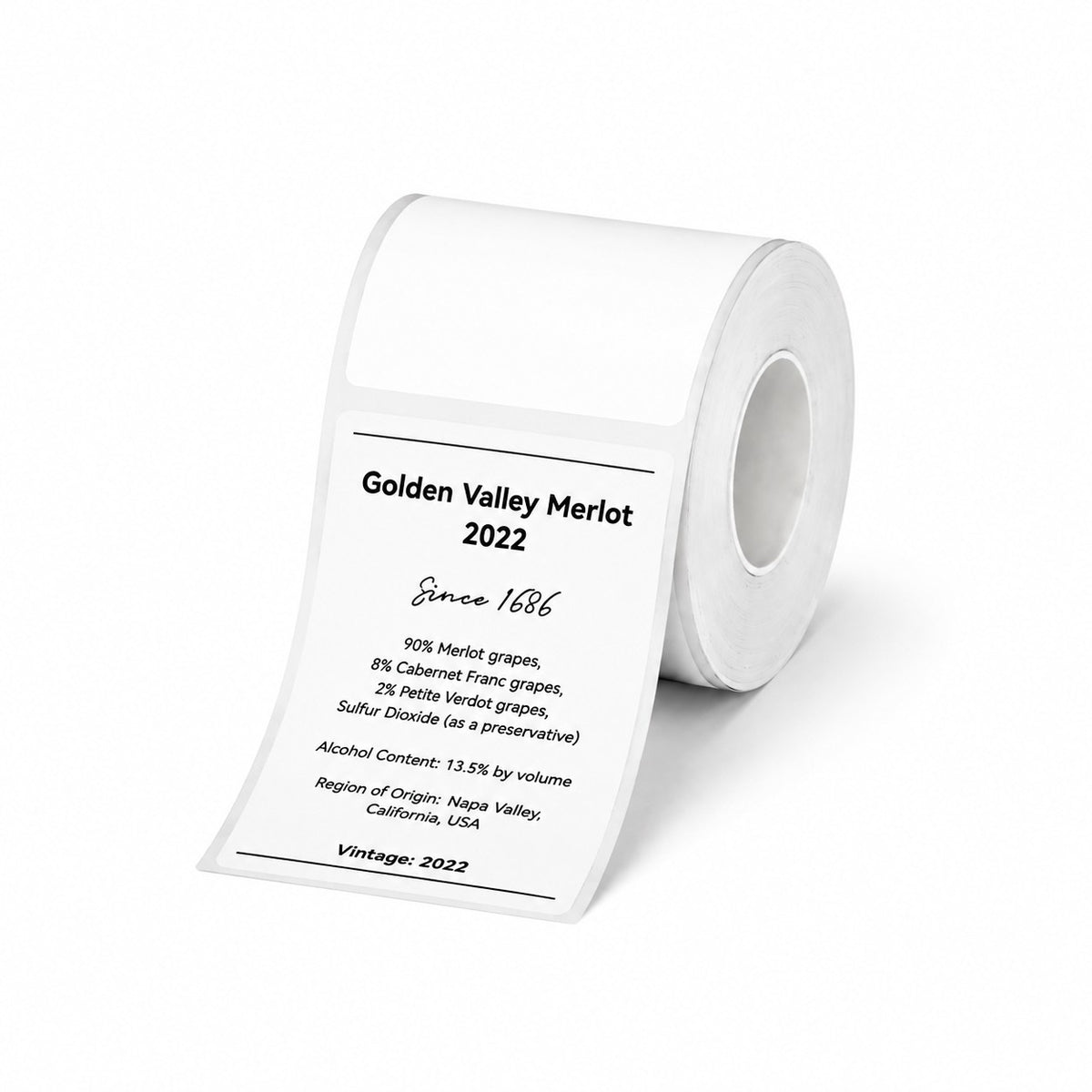 NIIMBOT M2/M3 50×70mm white thermal printer labels, 100 pcs