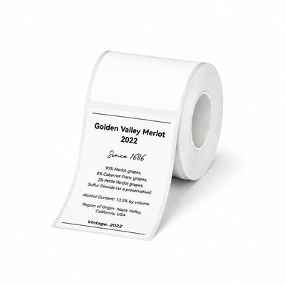 NIIMBOT M2/M3 50×70mm white thermal printer labels, 100 pcs